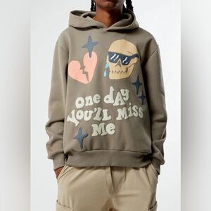 NWOT Pacsun You'll Miss Me Hoodie Sz M